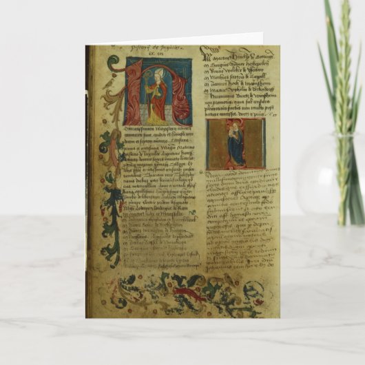 De Inschrijving van Martin Luther's Kaart (Voorkant)