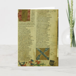 De inschrijvingsblad van Martin Luther's Kaart
