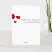 De Insecten van weinig Liefde Feestdagen Kaart (Achterkant)