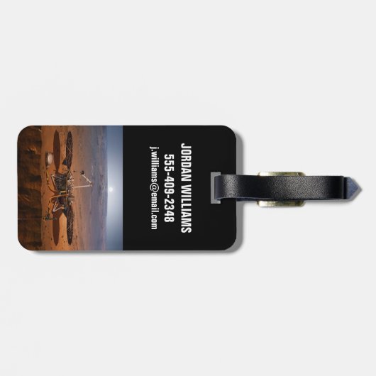 De Insight Lander Bagagelabel (Achterkant horizontaal)