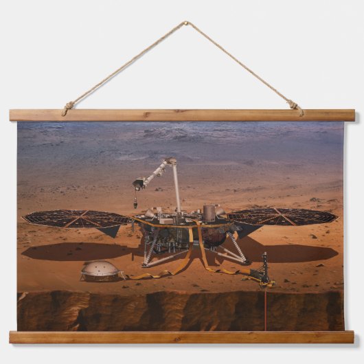 De Insight Lander Hangend Wandkleed (Voorkant)