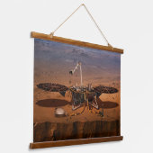 De Insight Lander Hangend Wandkleed (Gebogen)