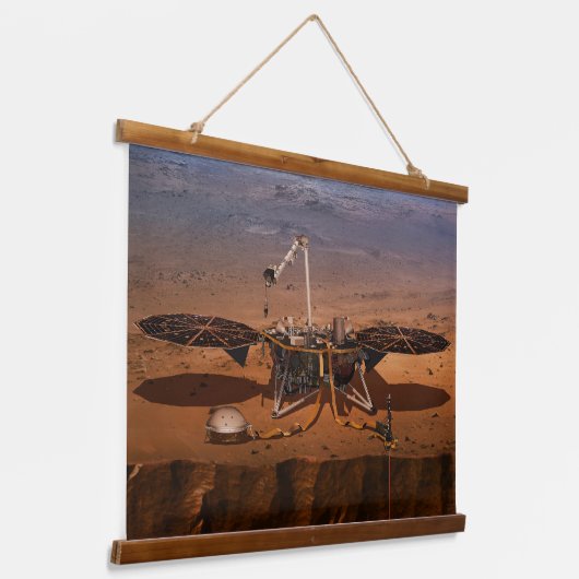 De Insight Lander Hangend Wandkleed (Gebogen)