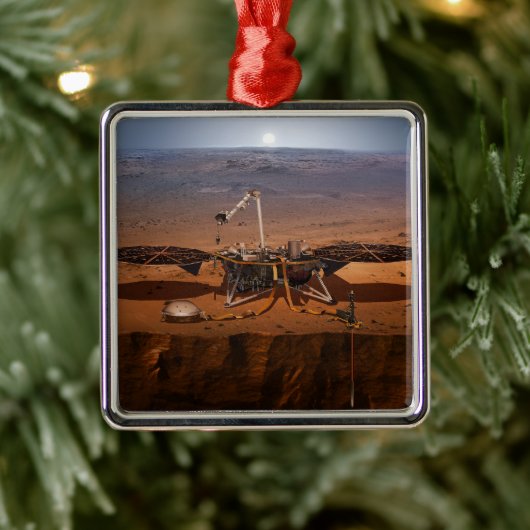 De Insight Lander Metalen Ornament (Boom)