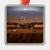 De Insight Lander Metalen Ornament (Voorkant)