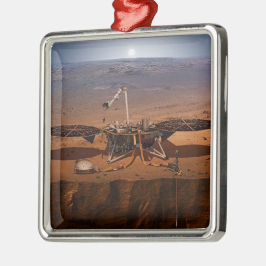 De Insight Lander Metalen Ornament (Links)