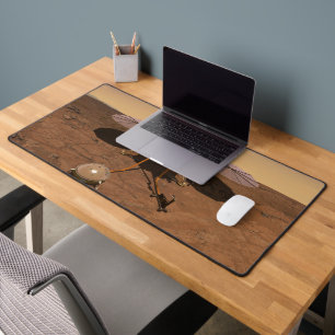 De Insight Lander opererend op het oppervlak van M Bureaumat