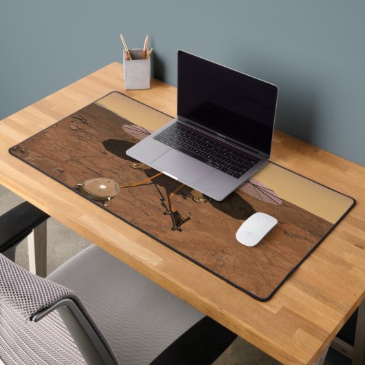 De Insight Lander opererend op het oppervlak van M Bureaumat (Kantoor 2)