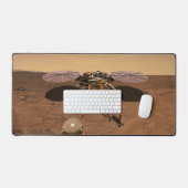De Insight Lander opererend op het oppervlak van M Bureaumat (Keyboard & Muis)