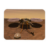De Insight Lander opererend op het oppervlak van M Magneet (Horizontaal)
