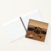 De Insight Lander opererend op het oppervlak van M Notitieboek (Binnen)