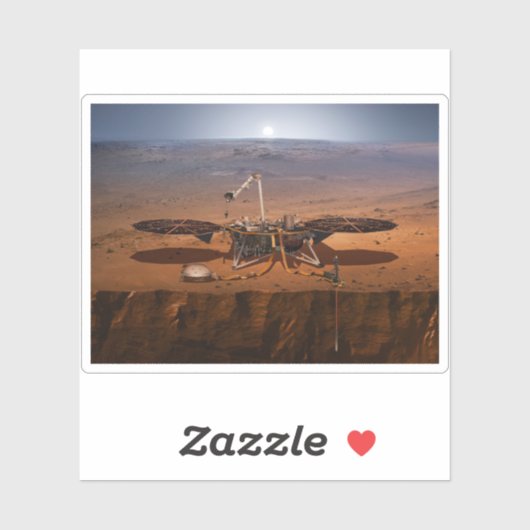 De Insight Lander Sticker (Vel)
