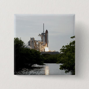De Inspanning van de ruimtependel lanceert Vierkante Button 5,1 Cm