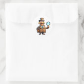 De Inspecteur Ronde Sticker (Tas)