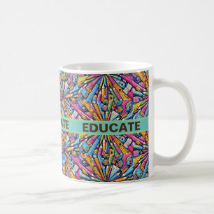De inspiratie, het onderwijs, het motiveren van de koffiemok