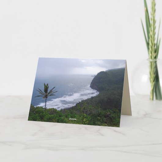 De Inspiratie van afstuderen, de Kust van Hawaï, Kaart (Achterkant)