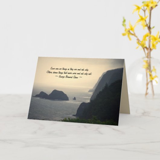 De Inspiratie van afstuderen, de Kust van Hawaï, Kaart (Gele Bloem)