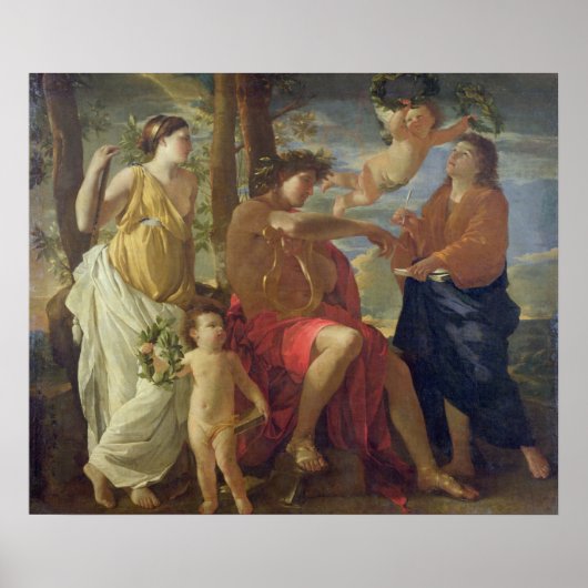 De inspiratie van de dichter poster (Voorkant)