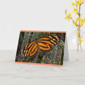 De Inspiratie van de vlinder Kaart (Gele Bloem)