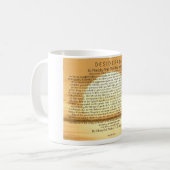 De inspiratie van Mug=Daily van de Koffie van het Koffiemok (Voorkant links)