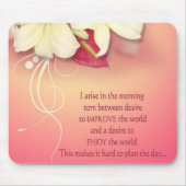 De inspiratie van vandaag muismat (Voorkant)