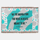 De inspiratie werpt Deken (Voorkant)