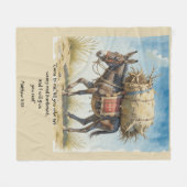 De Inspirerend bijbeltekst citeert Matt Fleece Deken (Voorkant (Horizontaal))