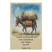 De Inspirerend bijbeltekst citeert Matt Perfect Poster (Voorkant)