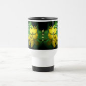 De Inspirerend Bloemen van het Citaat van het leve Reisbeker (Center)