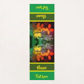 De Inspirerend Bloemen van het Leven Abstracte Cit Yogamat (Voorkant)