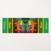 De Inspirerend Bloemen van het Leven Abstracte Cit Yogamat (Voorkant (horizontaal))