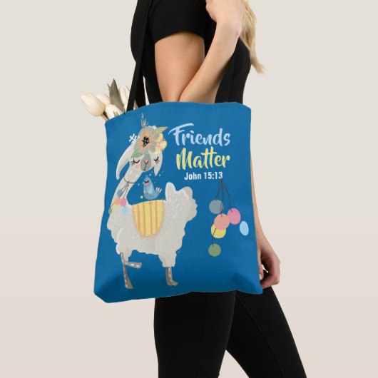 De Inspirerend Canvas tas van Friends Matter, Midd (Dichtbij)