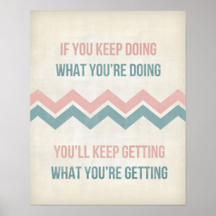 De inspirerend druk van het de typografieposter poster