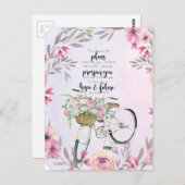 De Inspirerend Fiets van het 29:11 van Jeremiah Briefkaart (Voorkant / Achterkant)