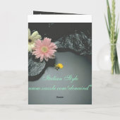 De inspirerend Kaart van de Verjaardag (Achterkant)