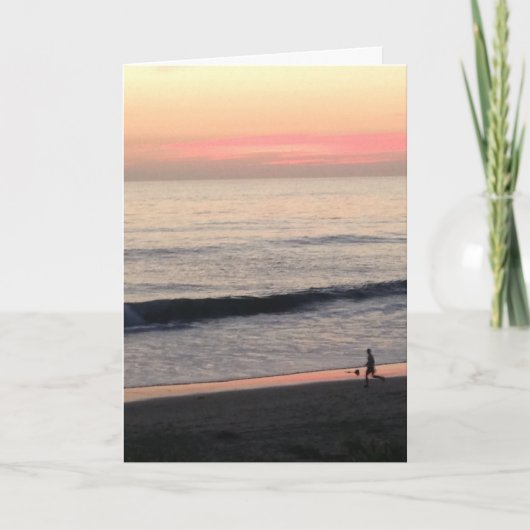 De Inspirerend Kaart van de zonsondergang (Voorkant)