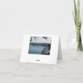 De Inspirerend Kaart van het Gedicht van de berg (Achterkant)