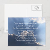 De inspirerend kaart van Pasen (Voorkant / Achterkant)