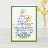 De inspirerend Kaarten van de Nota - Effect van (Gele Bloem)