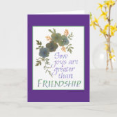 De inspirerend Kaarten van de Nota - Vriendschap (Gele Bloem)