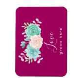 De Inspirerend liefde van het Citaat groeit hier F Magneet (Verticaal)