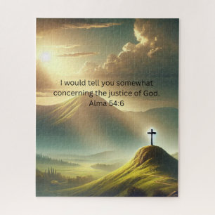 De Inspirerend puzzel van Gods gerechtigheid