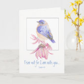 De inspirerend Sialia van het 40:10 van Isaiah van Kaart (Gele Bloem)