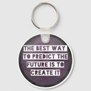 De Inspirerend Sleutelhanger van het Citaat Rond d