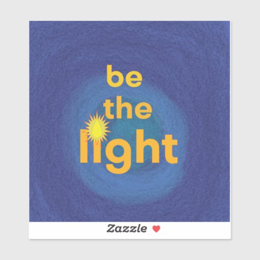 De Inspirerend Sticker is de lichte vriendelijkhei (Vel)