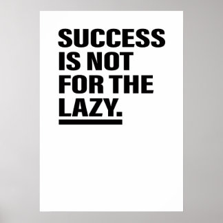 De Inspirerend Tips van het Leven van het Succes v Poster