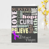 De Inspirerend Woorden van Alzheimer Kaart (Gele Bloem)