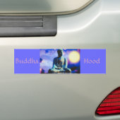 De inspirerende boeddha bumpersticker (Op auto)
