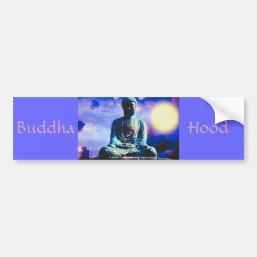 De inspirerende boeddha bumpersticker (Voorkant)