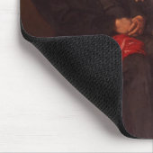 De inspirerende zalm (olie op canvas) muismat (Hoek)